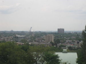 That's right, I can see the Montreal Olympic Stadium from my bedroom window!